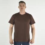 Футболка мужская оптом 160 гр Темно-коричновый